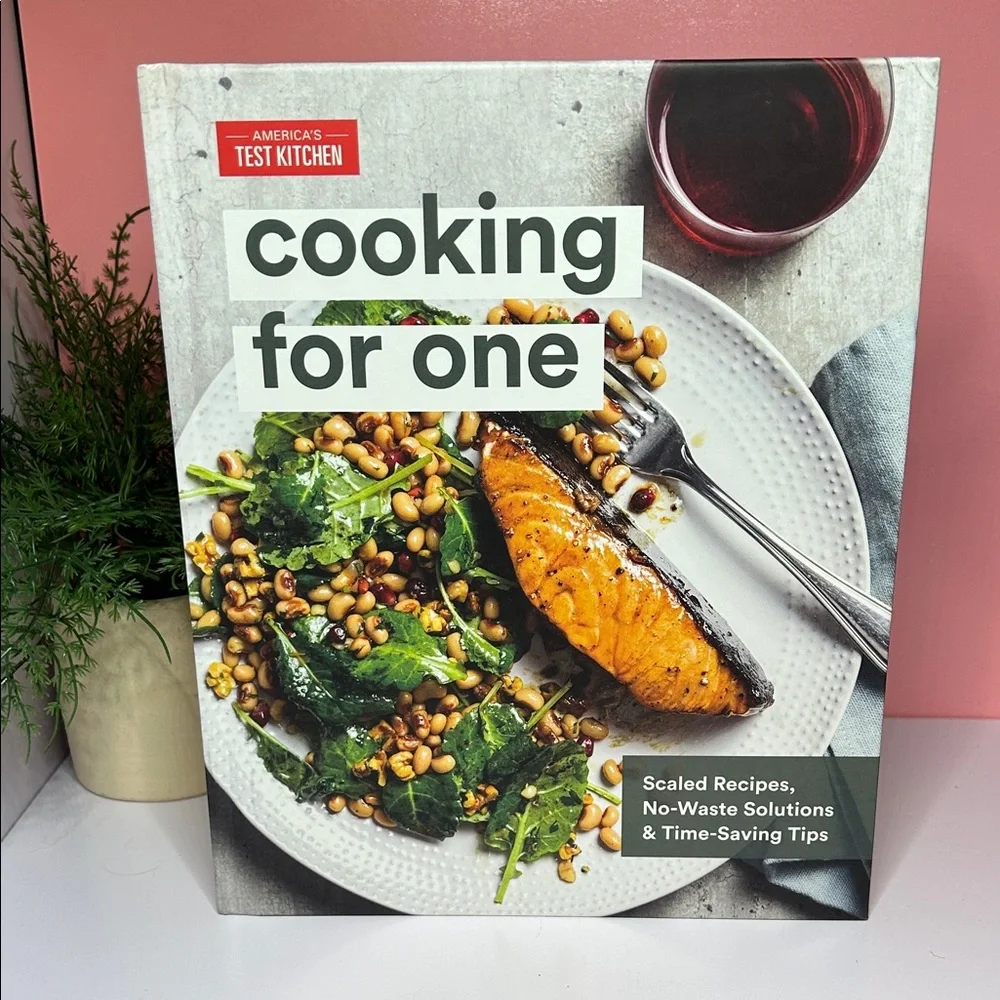 Cooking for One Cookbook Americas Test Kitchen Hardcover
